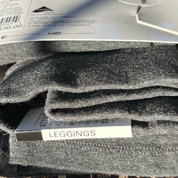 NEW Hue ultra leggings with wide waistband in graphite gray - Picture 7 of 8